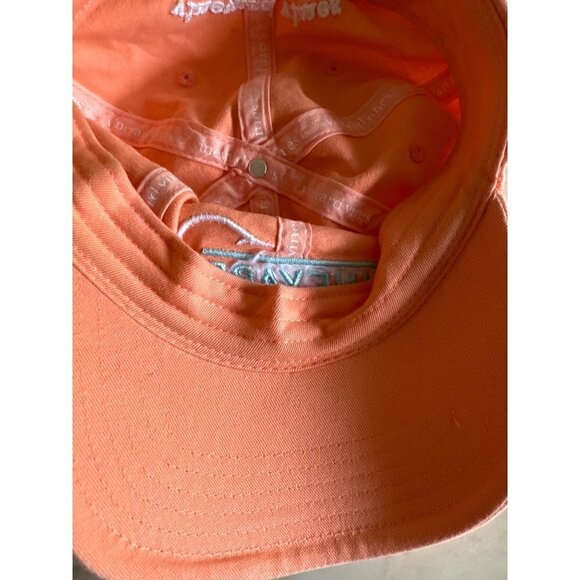 Vineyard Vines Orange Hat Cap Adjustable - Picture 6 of 6
